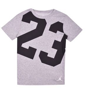 Boys Jordan Dark Grey Heather Tee